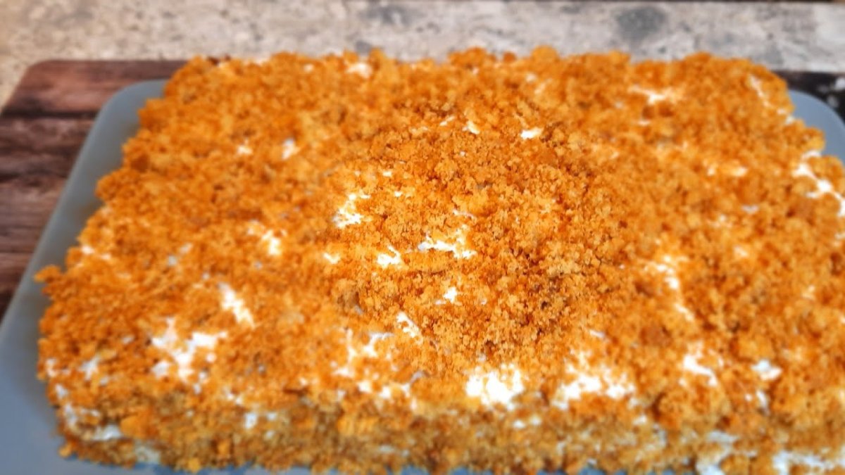 Медовый торт за 30 минут