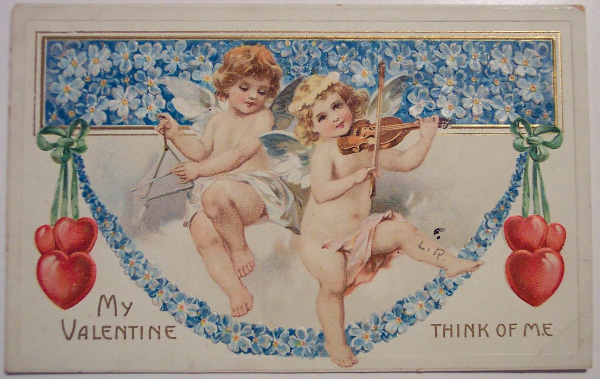 Винтажные открытки 14 февраля