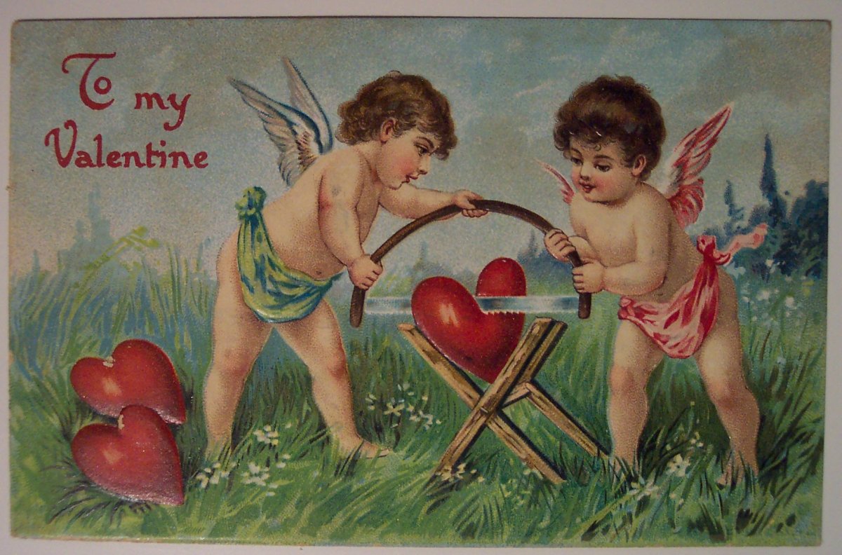 Юмористическая картина на день Святого Валентина