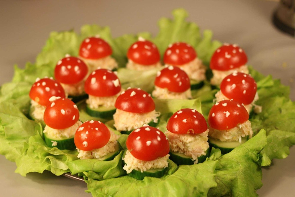 Холодные закуски на день рождения