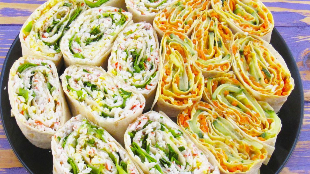 Цуккини рулеты фаршированные