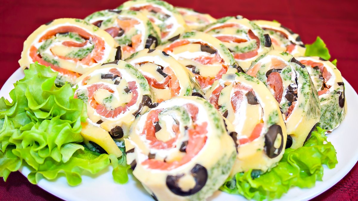 Рулетики на праздничный стол