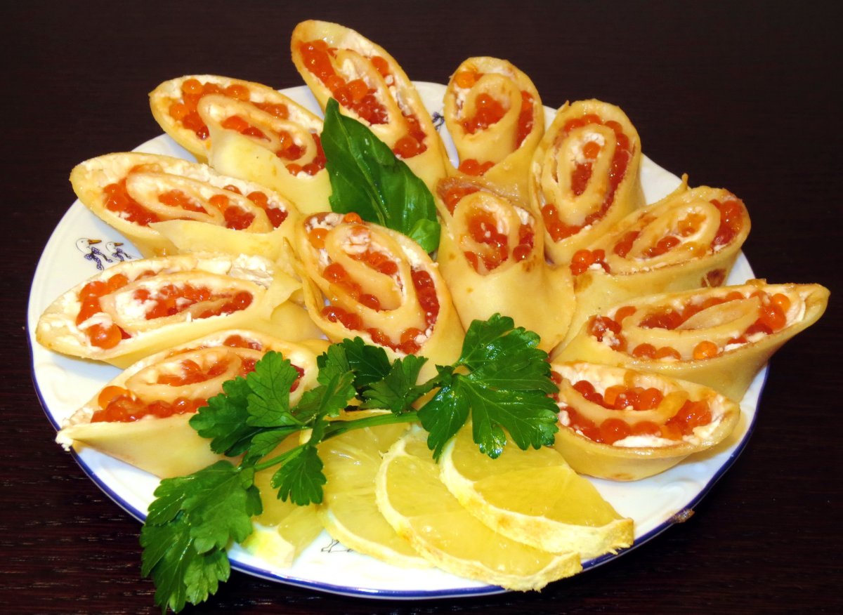 Блинные рулетики Шевалье