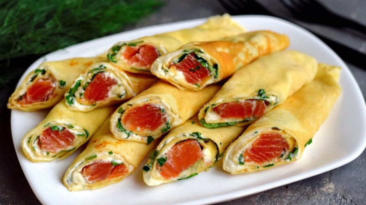 Закуски с блинами