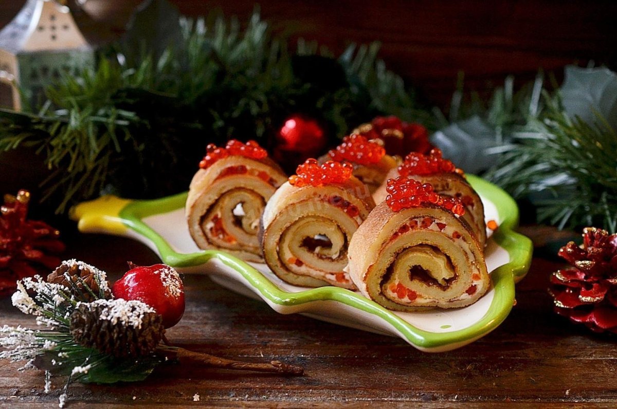 Закуска из блинчиков