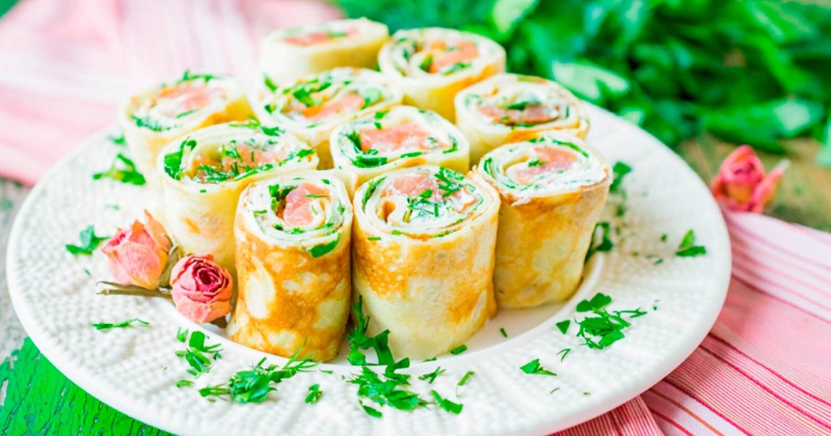 Блины фаршированные