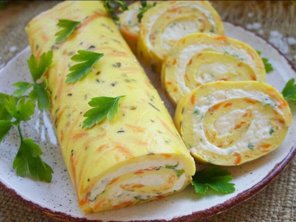 Печеночные рулетики