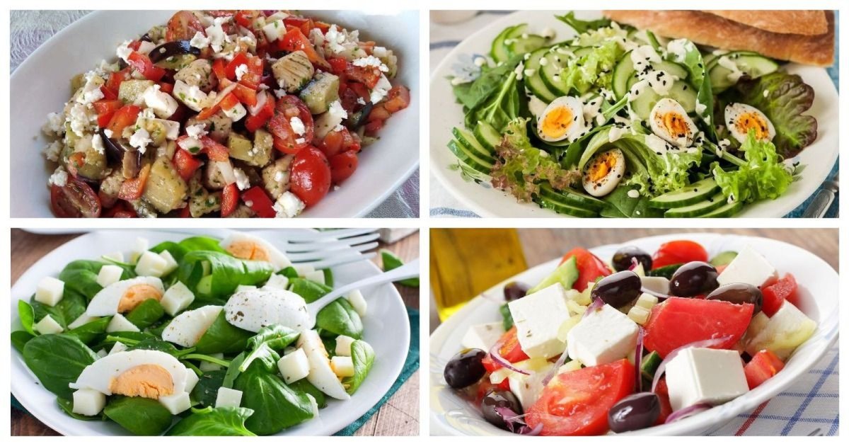 Салаты без майонеза