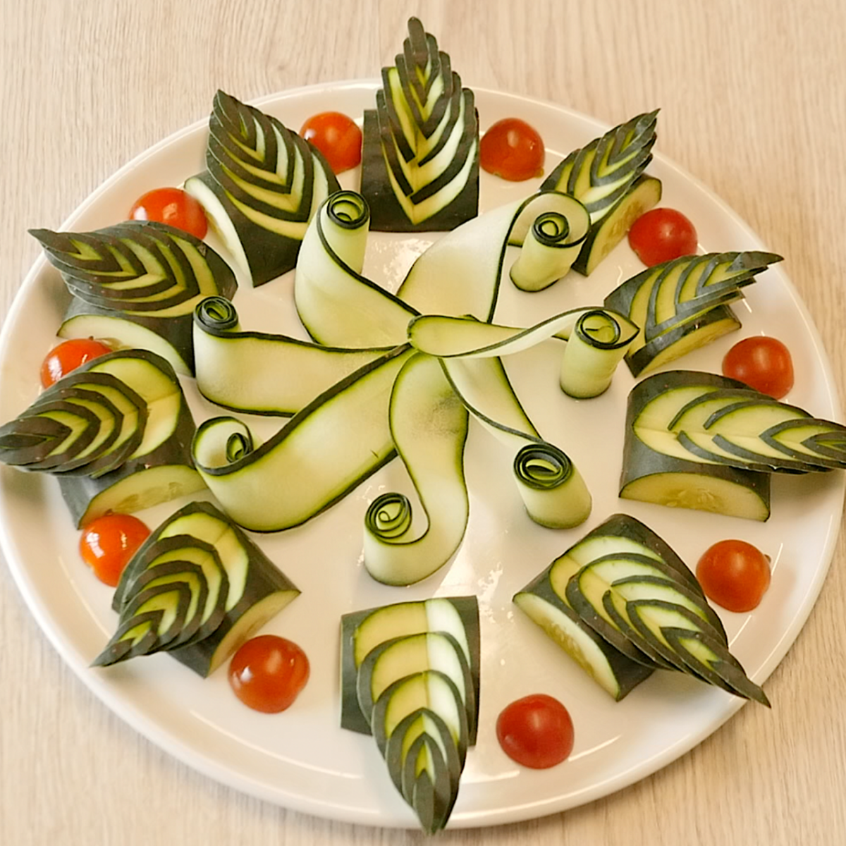 Оригинальная нарезка овощей