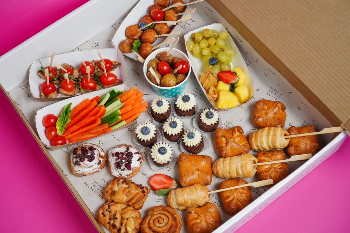 Какие коробки берут для закусок