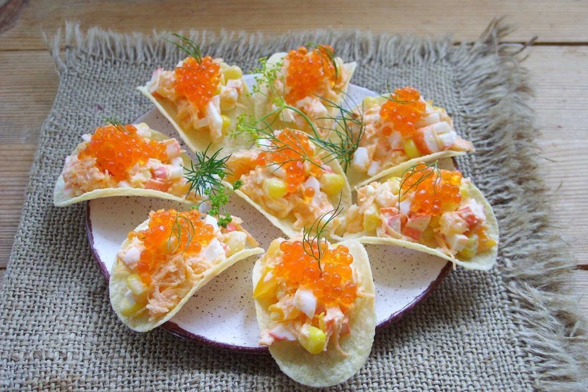 Канапешки с семгой