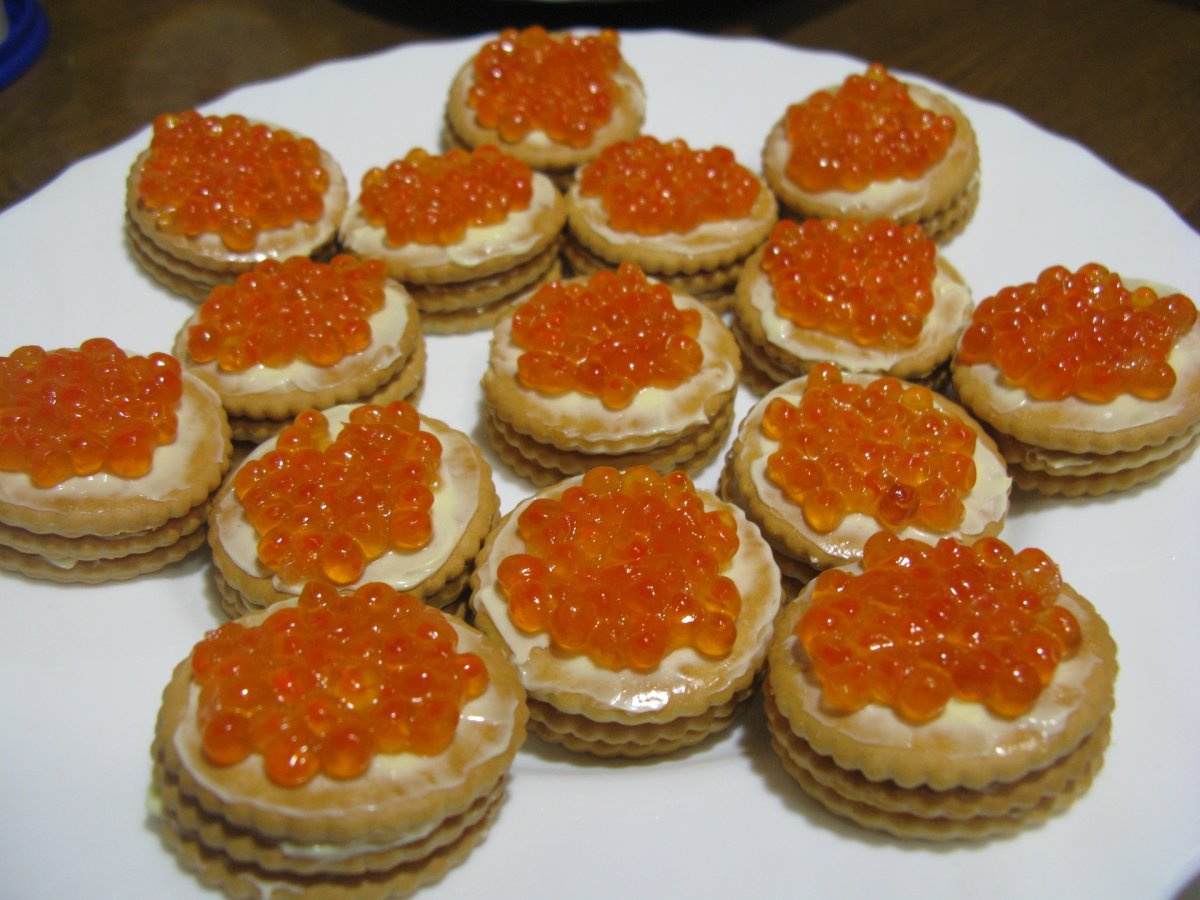 Вкусные бутерброды на праздничный стол