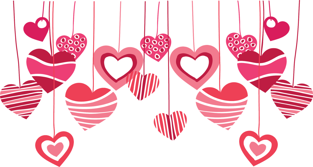 Висячие сердечки