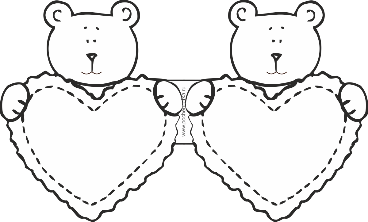 Валентинки раскраски