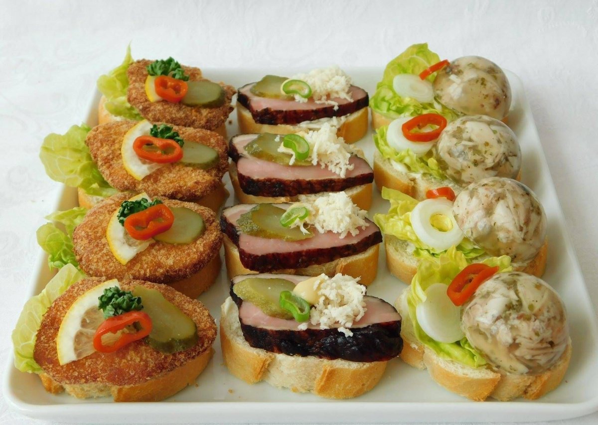 Бутерброды на праздничный стол
