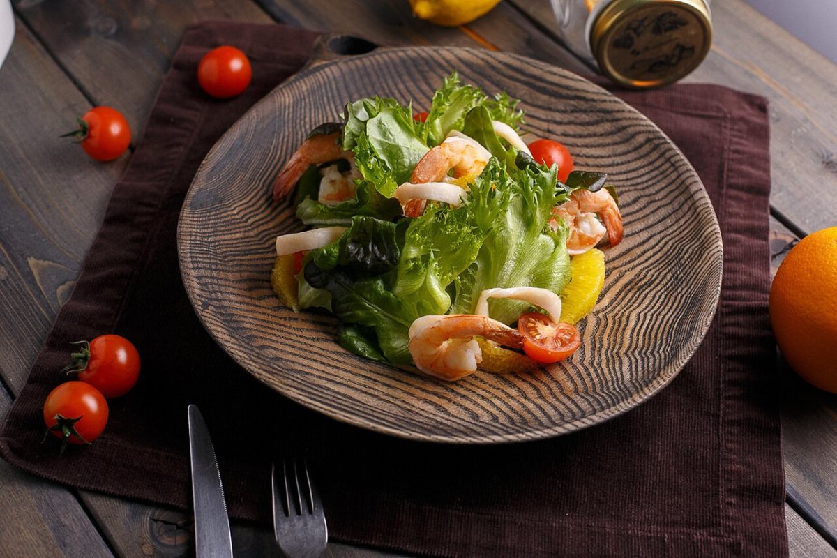 Цезарь с креветками 210 гр