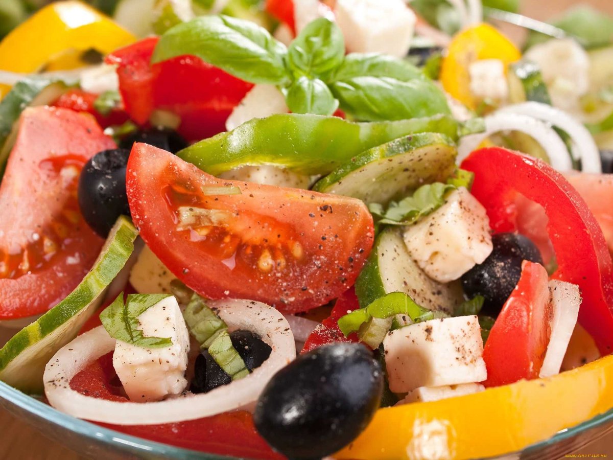 Вкусные салаты без майонеза