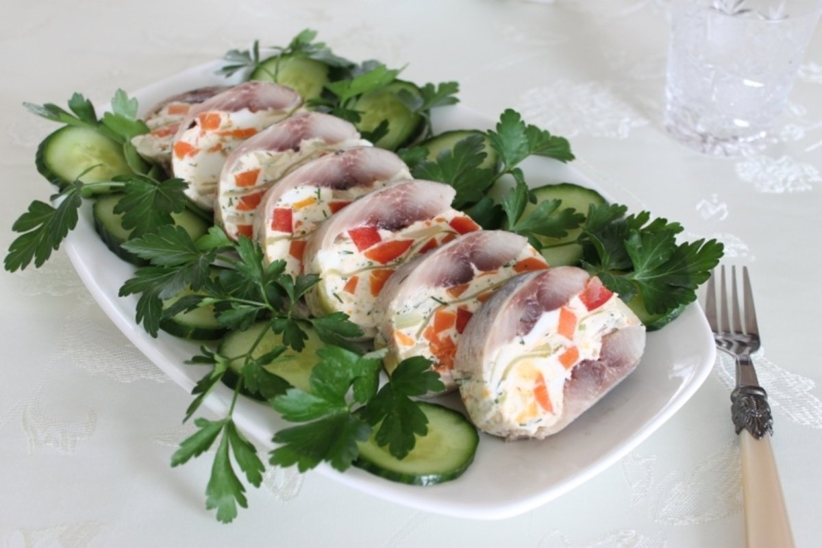 Фаршированная сельдь "Королева бала"