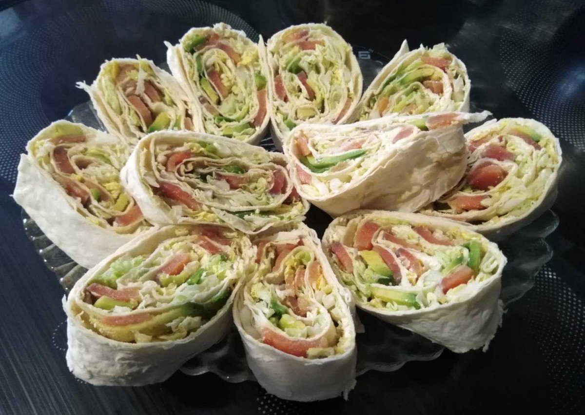 Закуски из лаваша