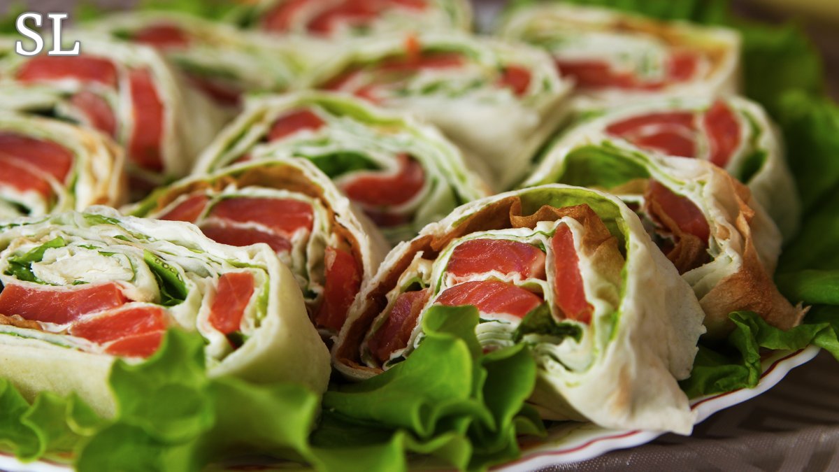 Новогодние закуски из лаваша