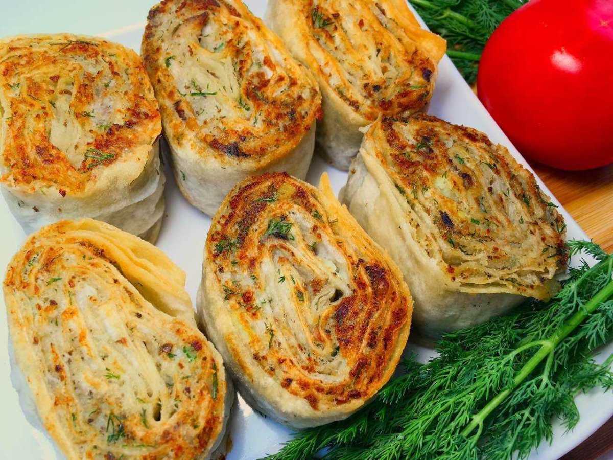 Закуски из лаваша