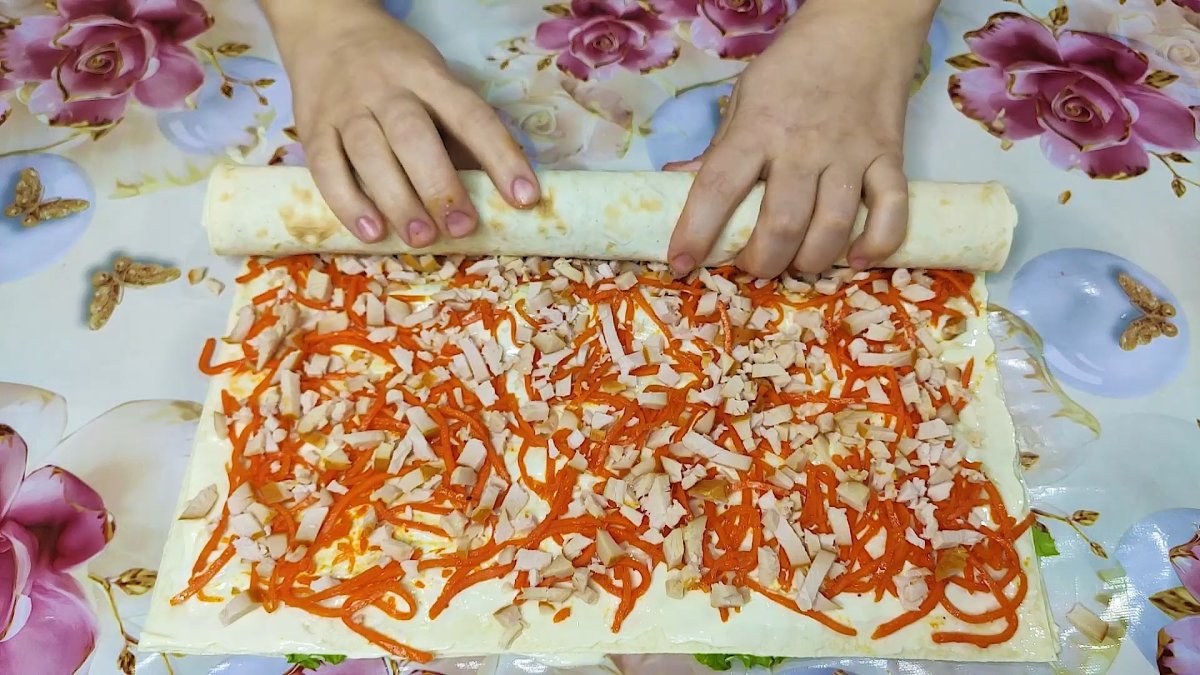 Рулет из лаваша