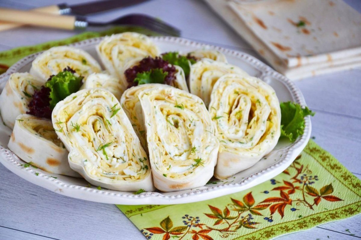 Закуски из лаваша