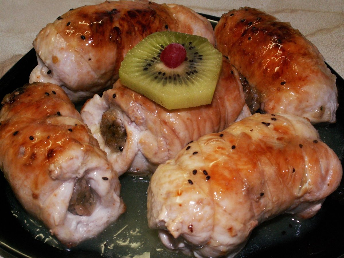 Оригинальная подача курицы