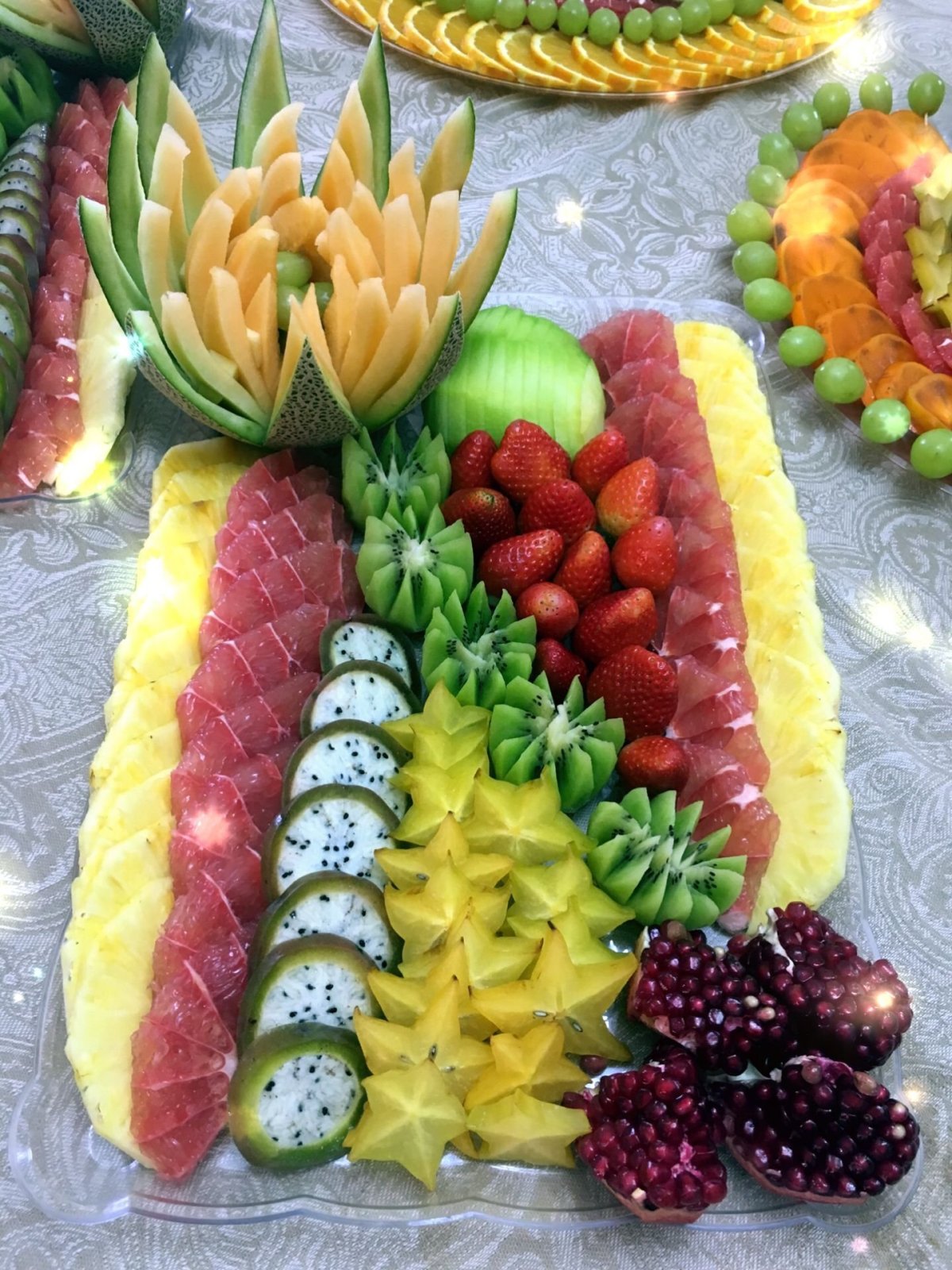 Овощная нарезка на праздничный стол