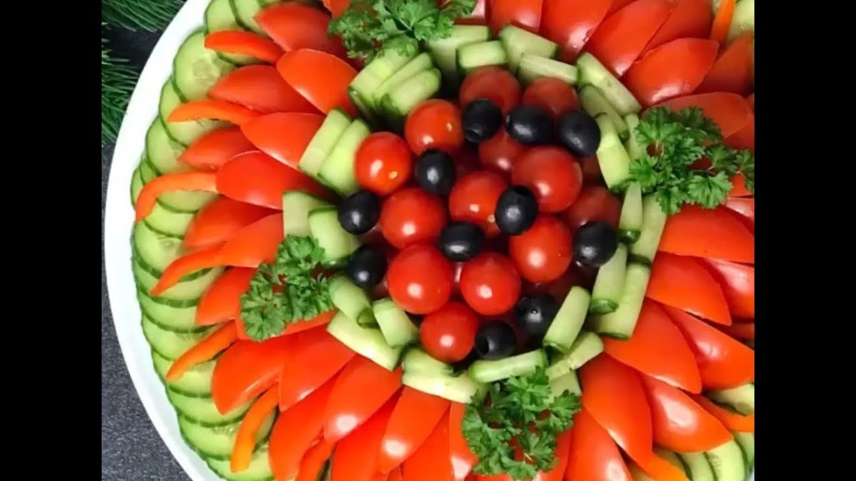 Красивые нарезки на праздничный стол