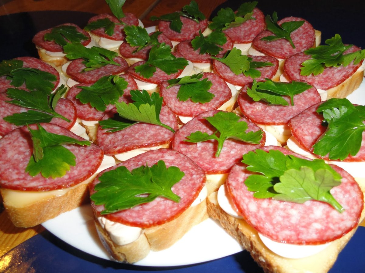 Красивые бутерброды