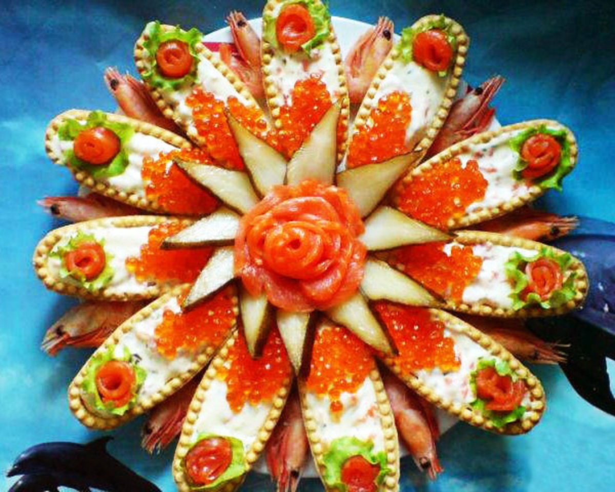 Закуска на чипсах принглс