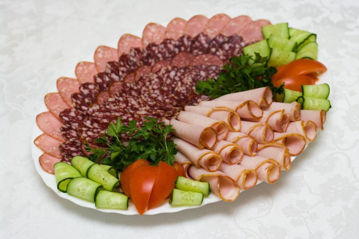 Красивые нарезки на праздничный стол