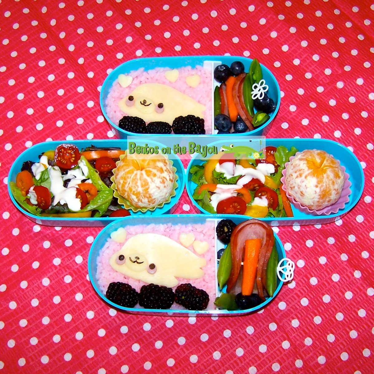 Бенто для двойняшек