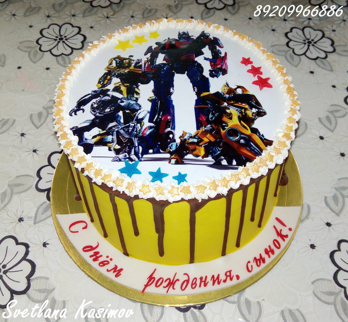Торт с Десептиконом
