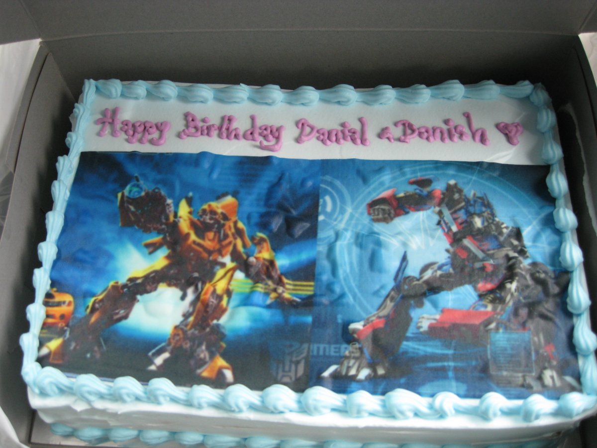 Торт Бамблби и Оптимус