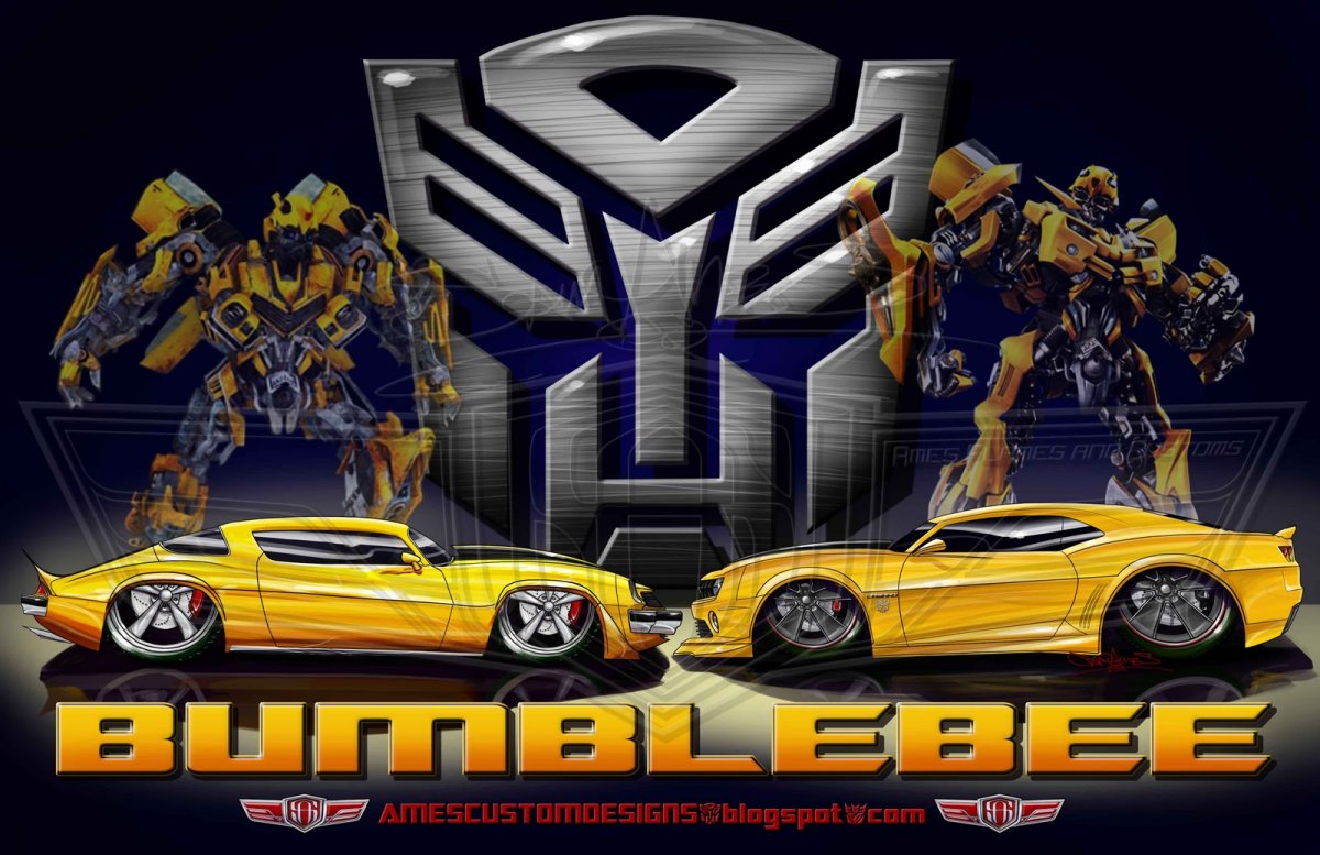 Трансформер Бамблби для сахарной печати