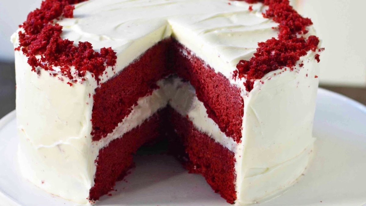 Торт красный бархат Прага чизкейк