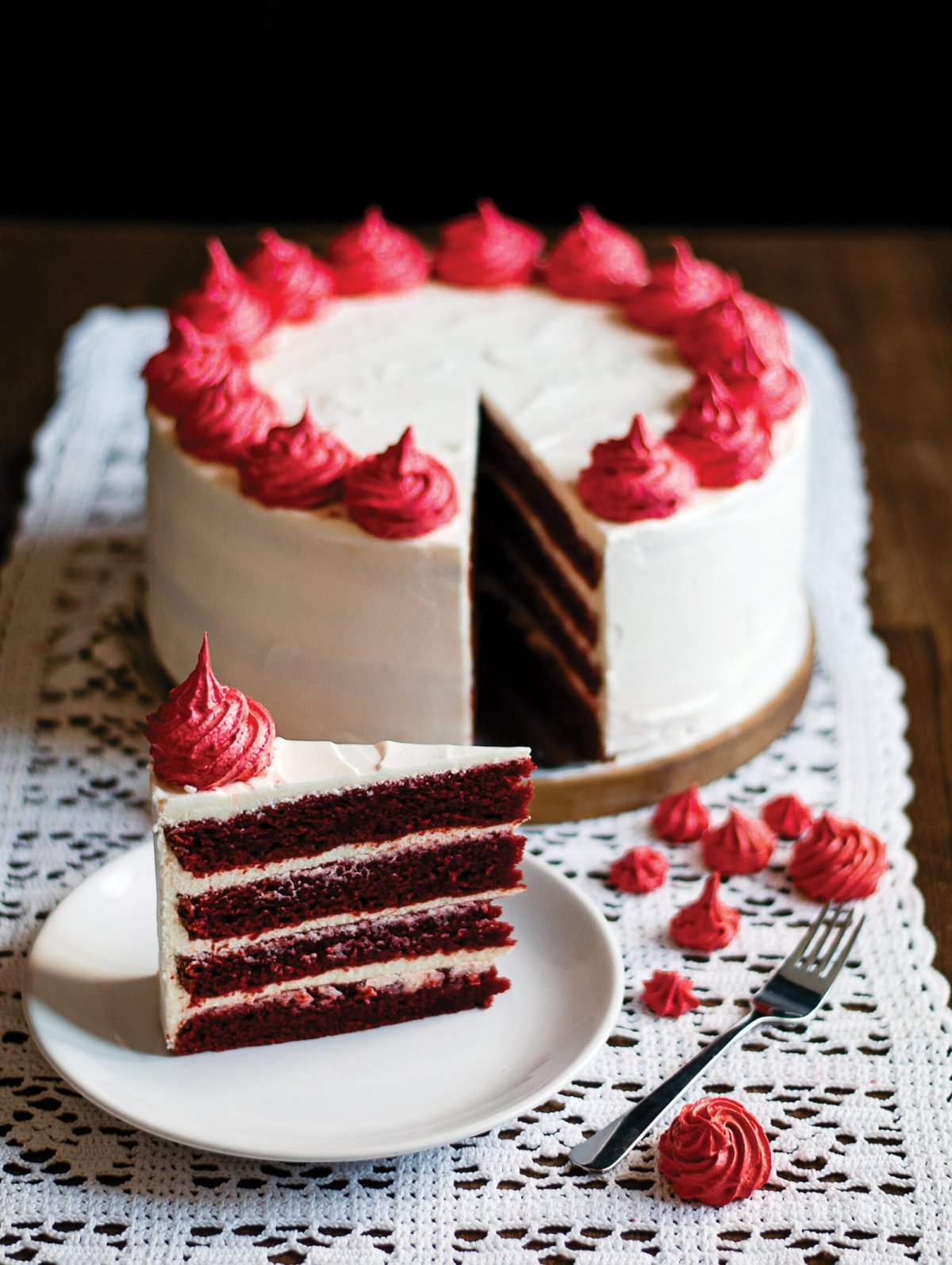 Торт ред вельвет красный бархат