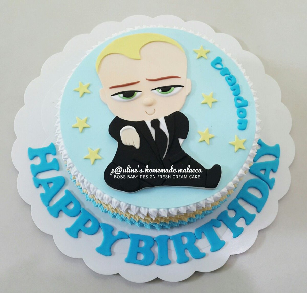 Торт босс молокосос кремовый