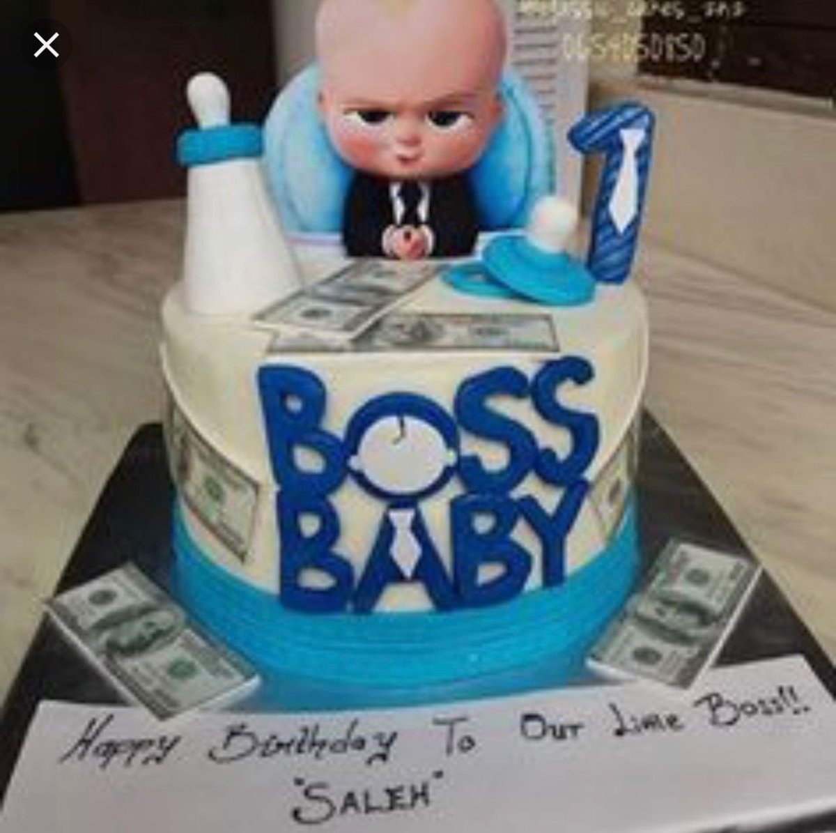 Торт маленький босс для мальчика