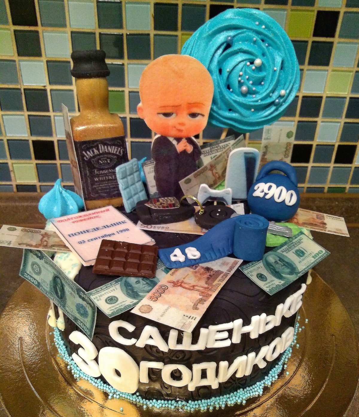 Торт босс молокосос Марк