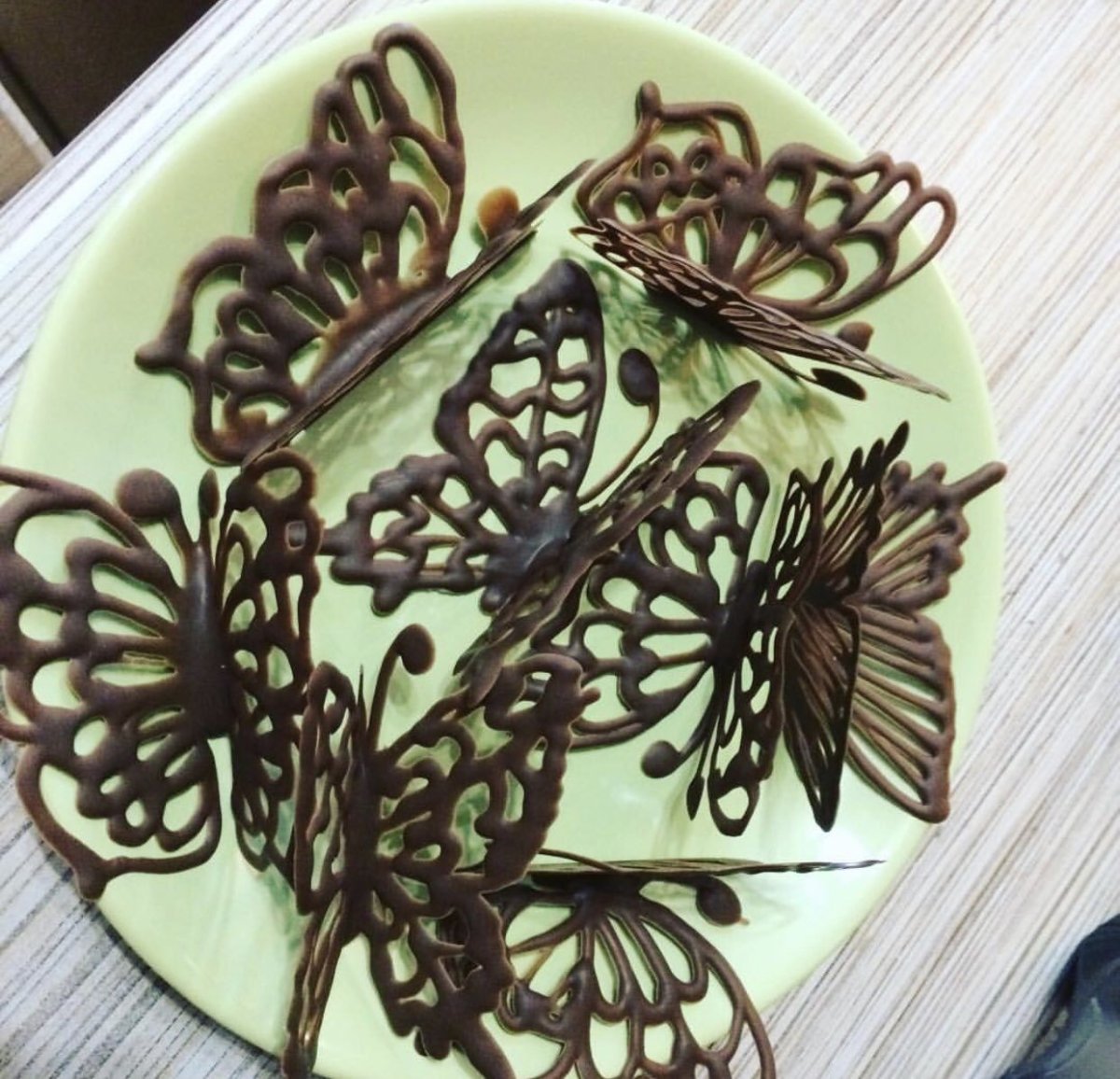 Шоколадные листики