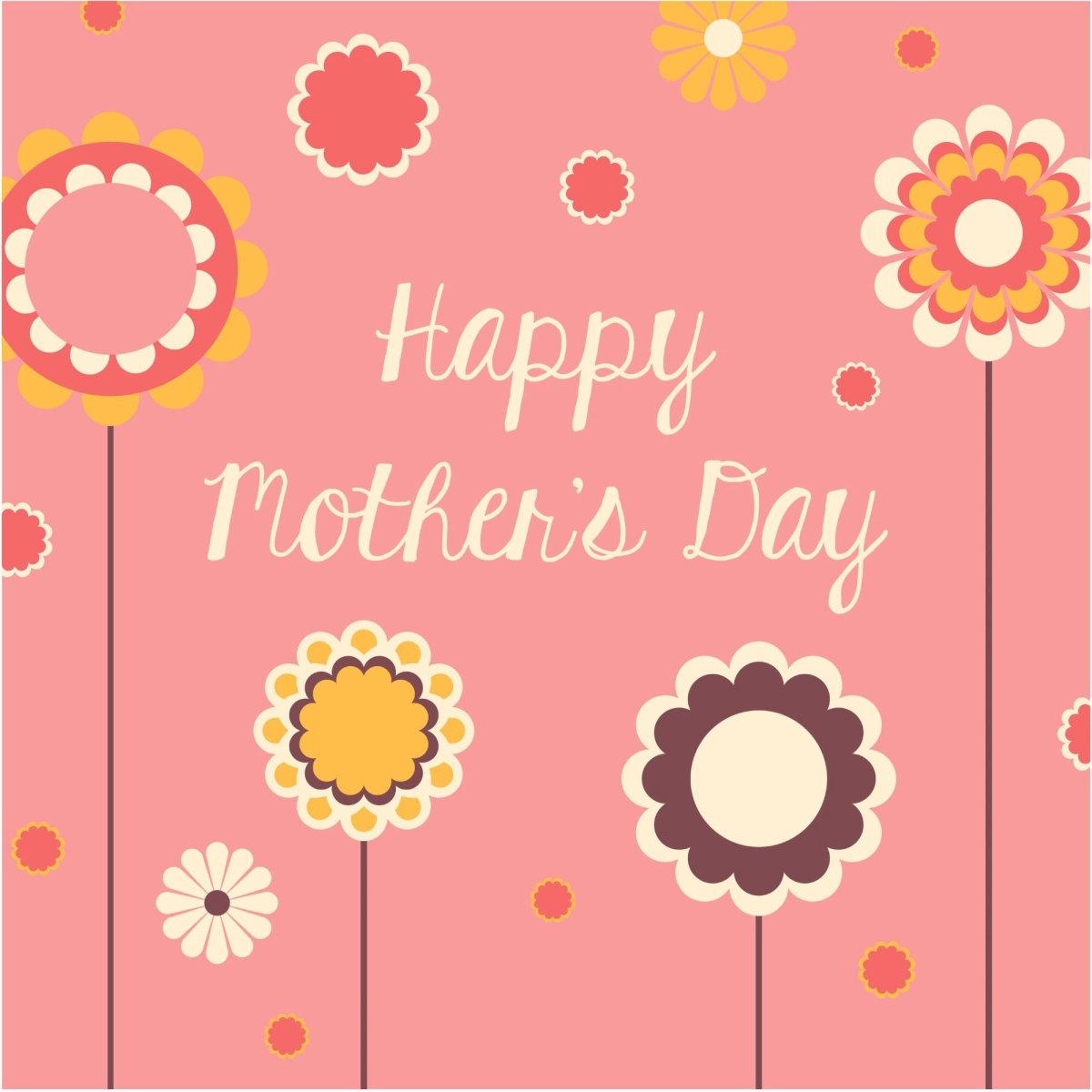 Открытка ко Дню матери распечатать