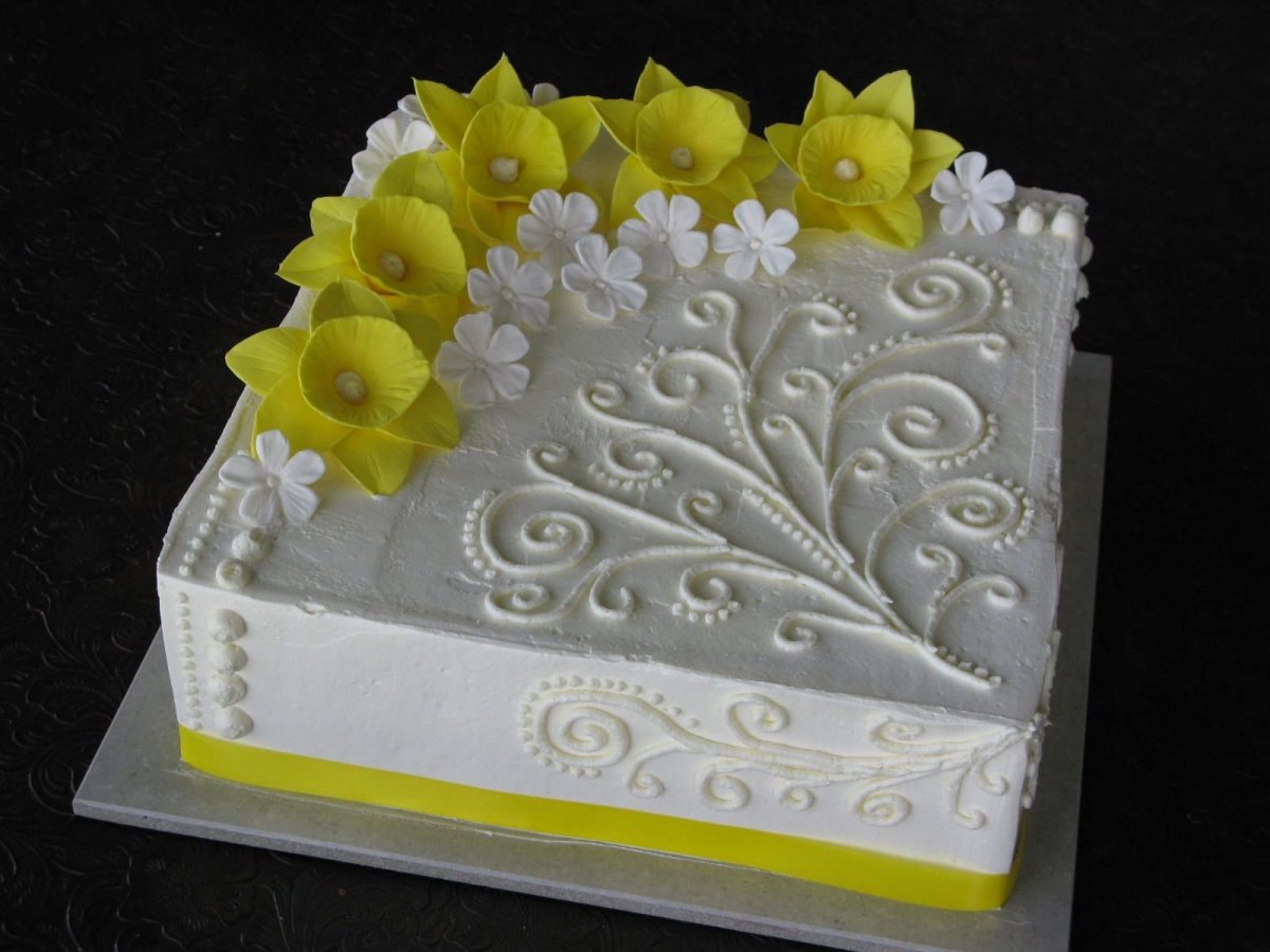 Квадратный торт