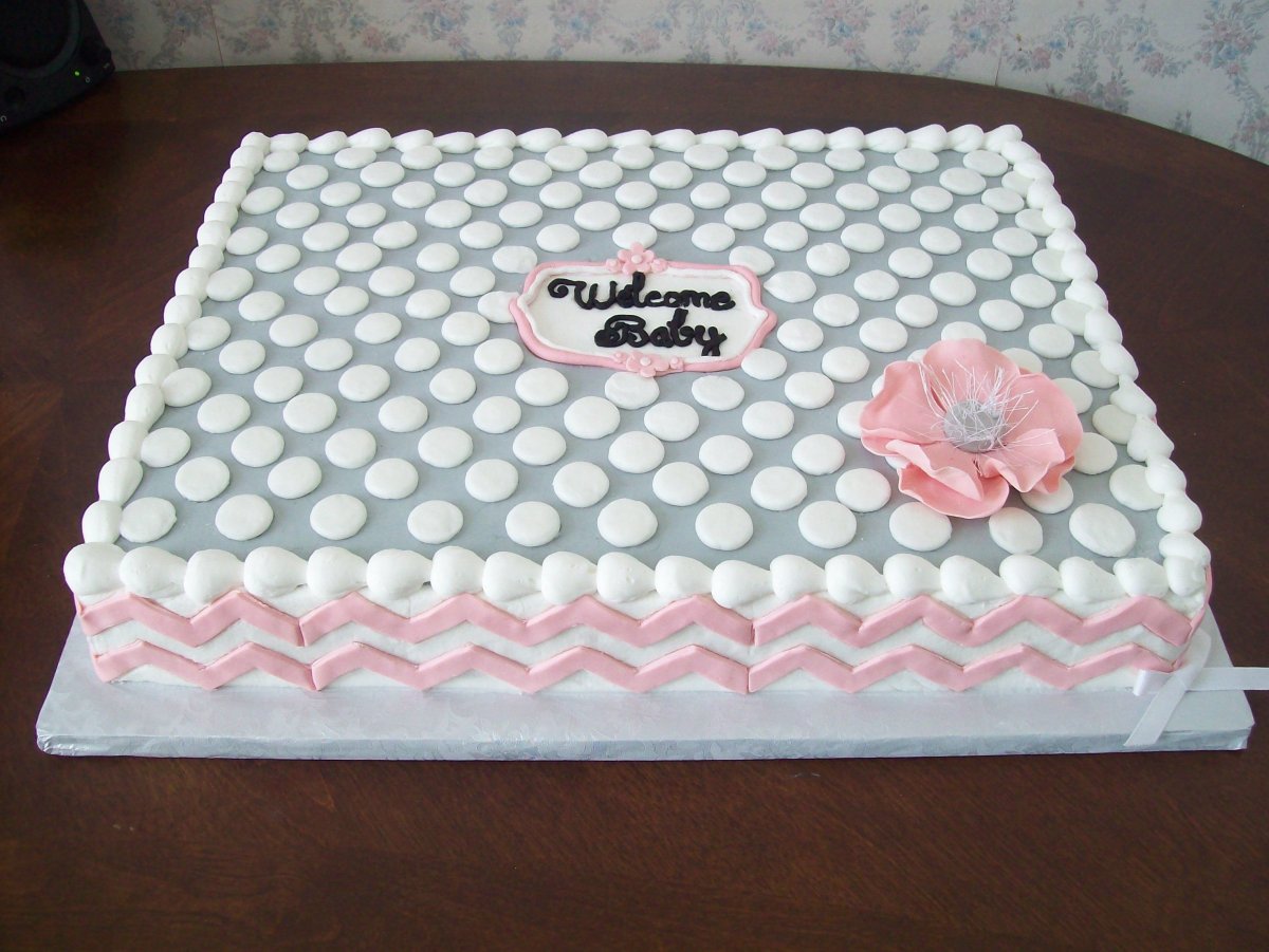 Прямоугольный двухъярусный торт