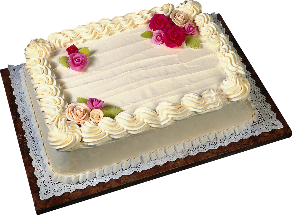 Прямоугольный праздничный торт