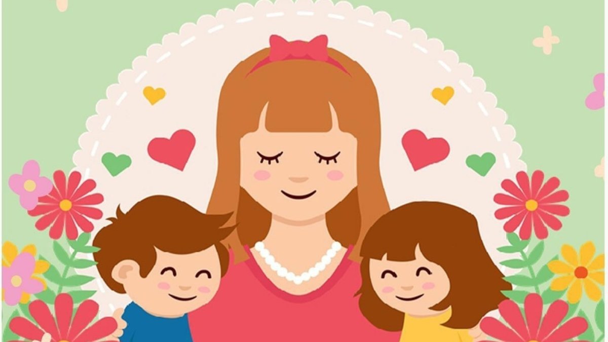 Портрет мамы в детский сад