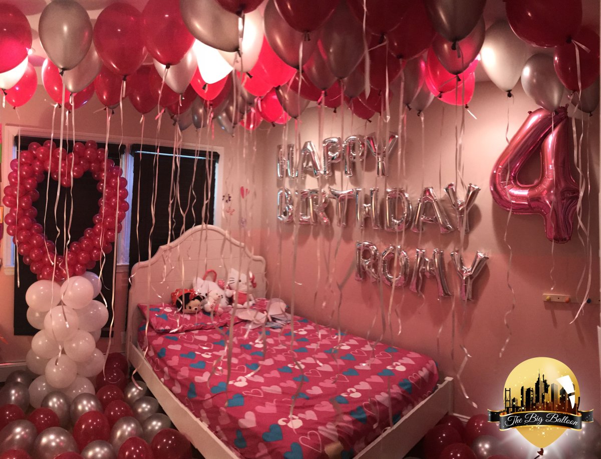 Украсить комнату на день рождения