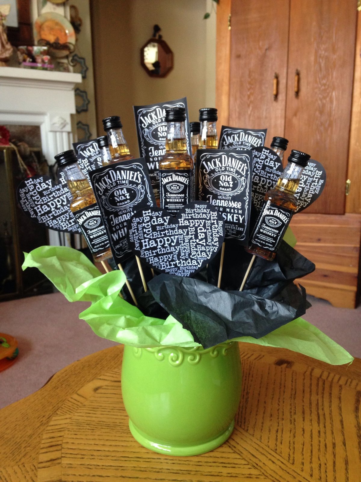 Мужской букет с Джек Дэниэлс